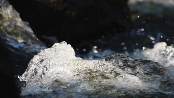 溪流河水水流生态大自然水资源海水