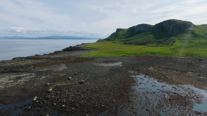 英国苏格兰斯凯岛的An Corran海滩