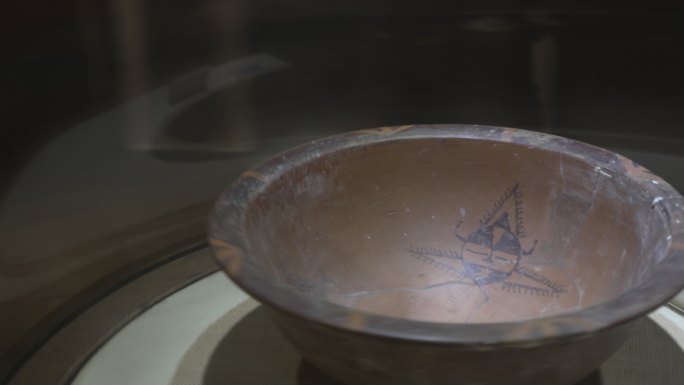 西安半坡博物馆文物石器陶器14