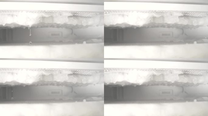 冰箱冰融化