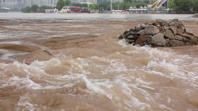 河流水流实拍