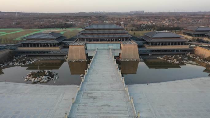 陕西西安秦汉隋唐历史博物馆地标建筑名设计