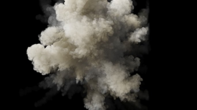 4K空中爆炸素材（带Alpha）