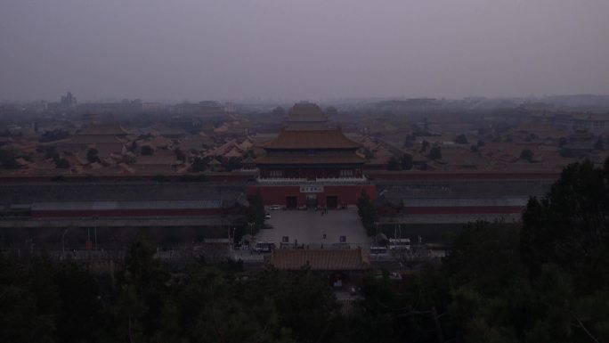 北京景山远眺5分钟素材