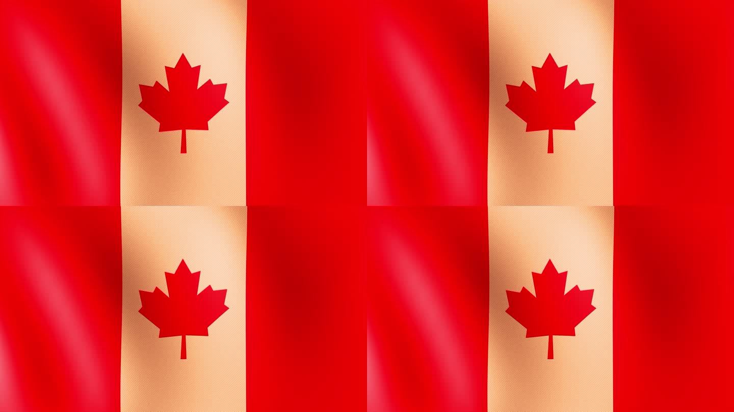 加拿大复古旗帜