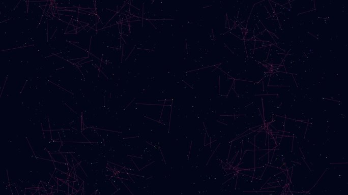 令人惊叹的夜空观测，迷人的星群组成的线条