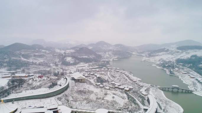 国学馆冬季雪景