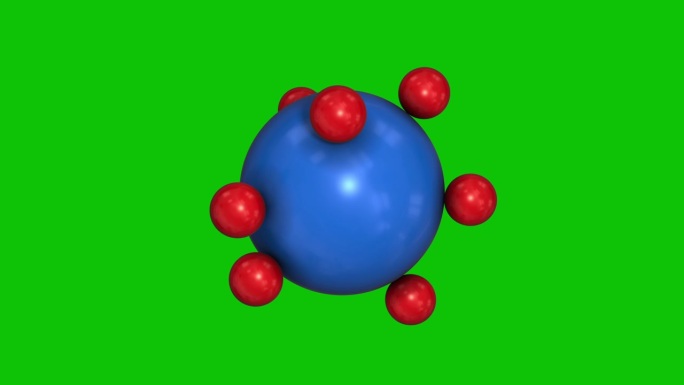 球在色度键表面上滑动波线的可循环3d渲染动画。无缝循环3d动画。4k超高清分辨率。