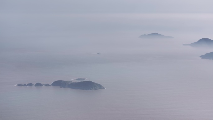 台州温岭石塘海岸线航拍