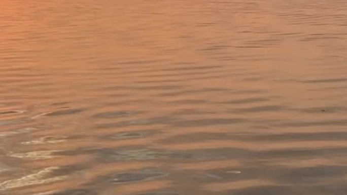 七星岩湖边日落景观4K