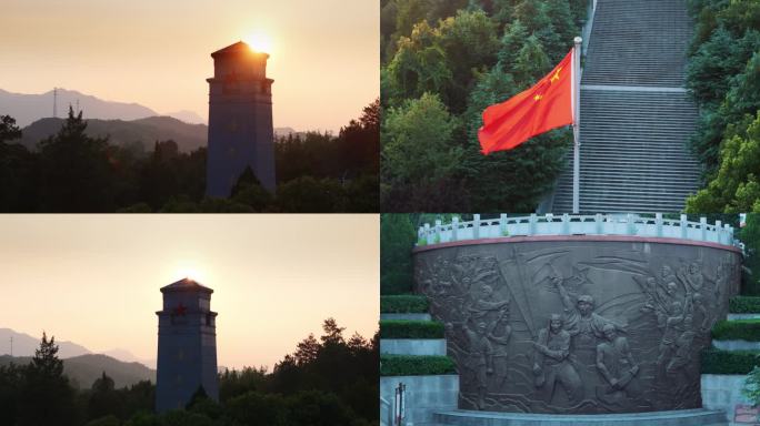 红军纪念碑革命素材