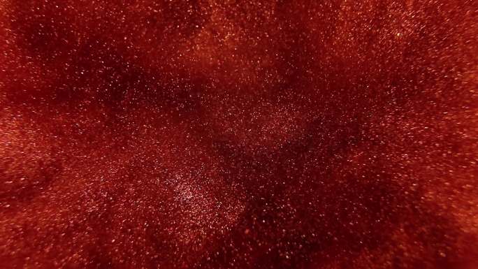 流动的红色金沙 流体艺术 新年春节