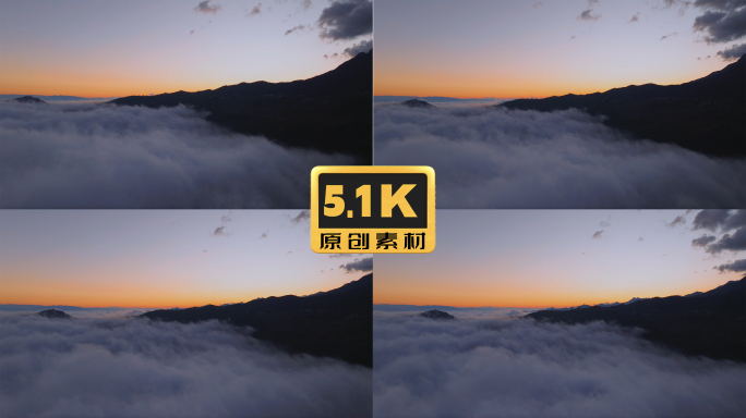 5K-清晨的云雾缭绕的哈尼梯田多依树梯田