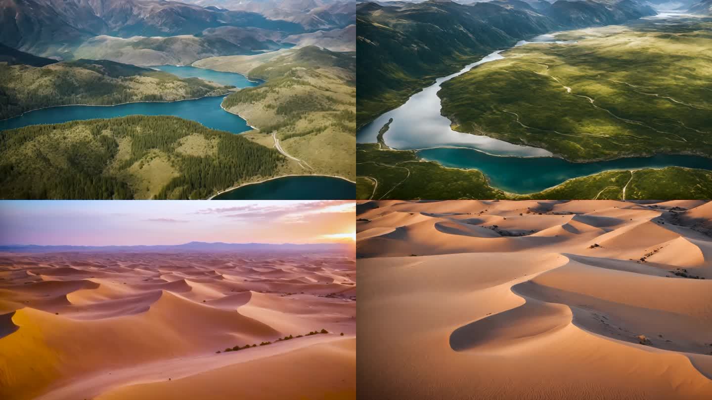 山川湖泊大海森林