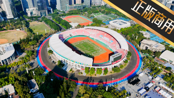 【4K】广州天河体育馆体育场体育中心