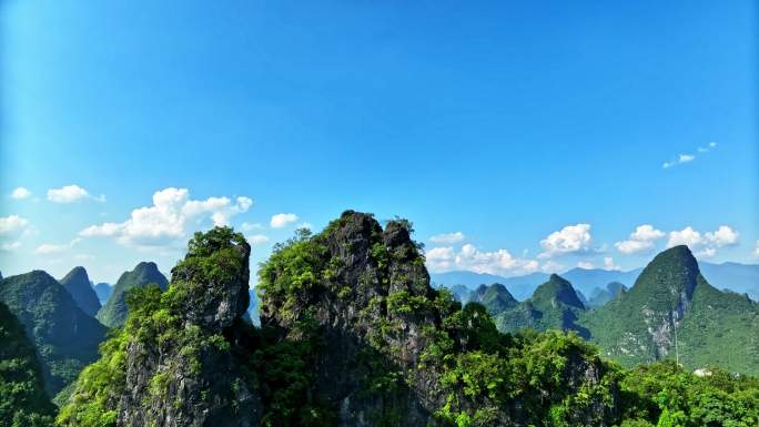 广西桂林山水航拍