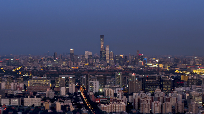 北京城市夜景