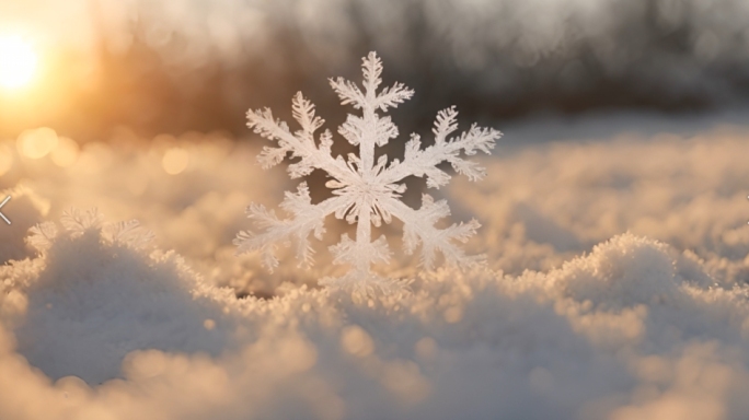 唯美下雪雪景合集