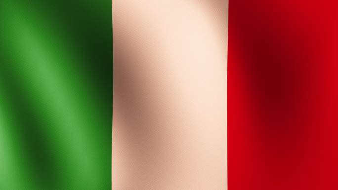 意大利复古旗帜