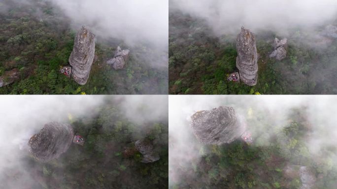 重庆南川金佛山石人峰生态森林康养旅游青山