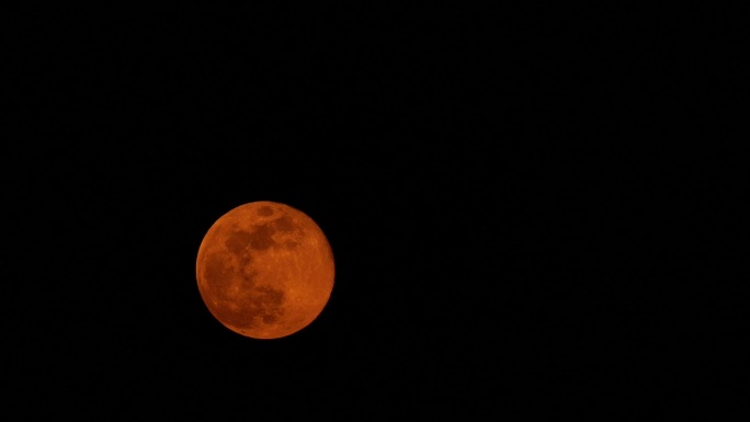 红月亮 血月 圆月