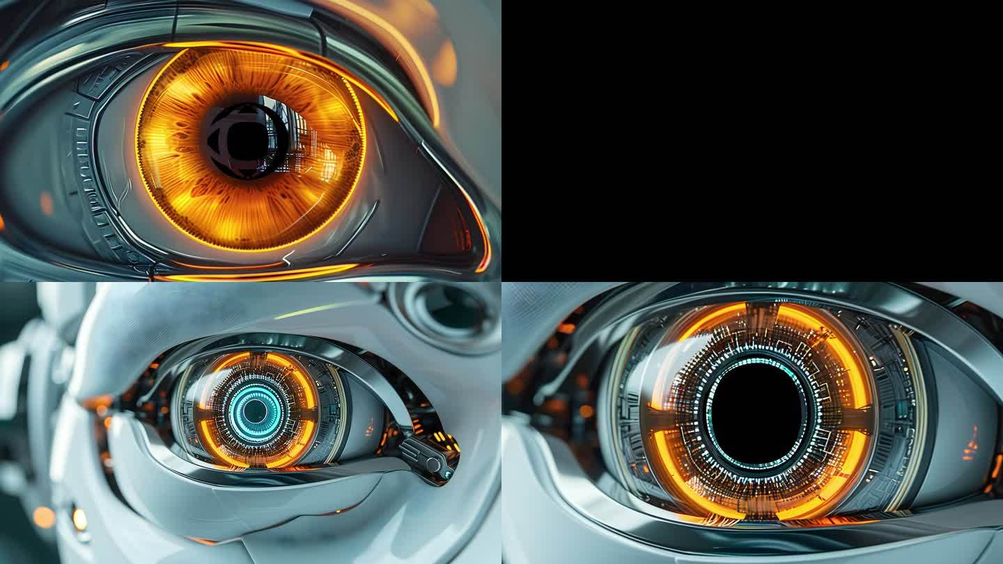 机器人眼睛穿梭转场（alpha透明通道）