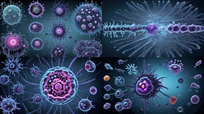 病毒 细胞 医疗动画 病毒视频