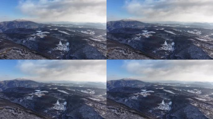 东北农村山区大雪4K