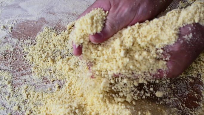黄米面   蒸黄米糕 全流程原创素材
