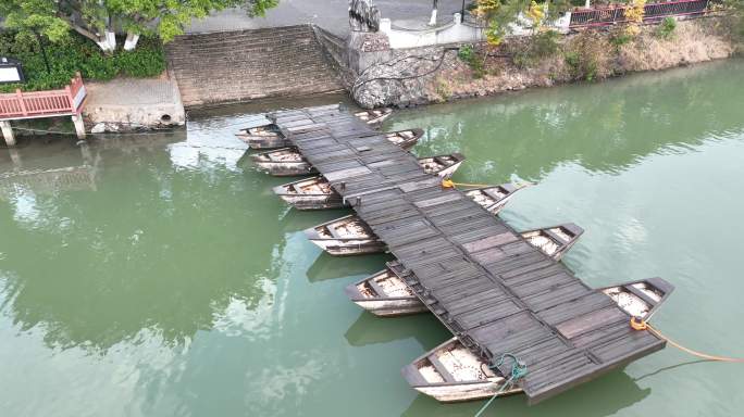 航拍于都地标长征第一渡口