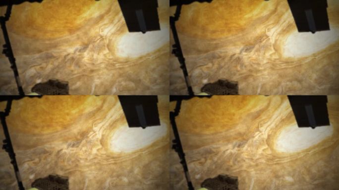 低空飞越木星大气层的航天飞机

图片由NASA提供