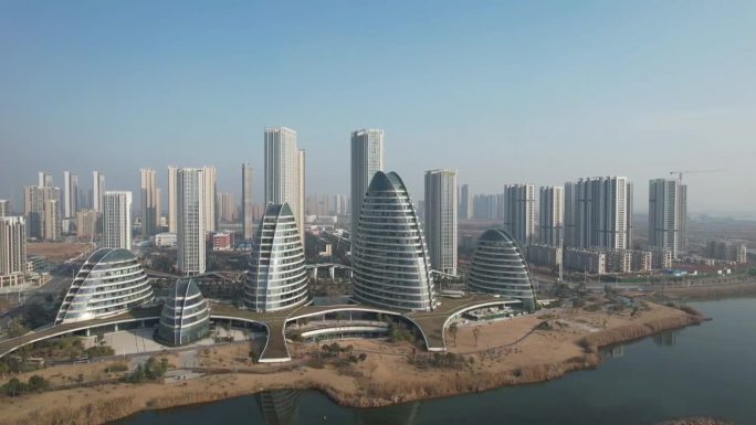 春笋，城市风光，城市建筑，武汉，开发区