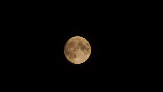 月亮延时中秋节月亮夜晚十五元宵节月亮升起