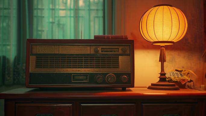 上世纪老式复古收音机