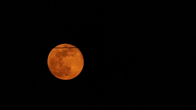 红月亮 血月 圆月