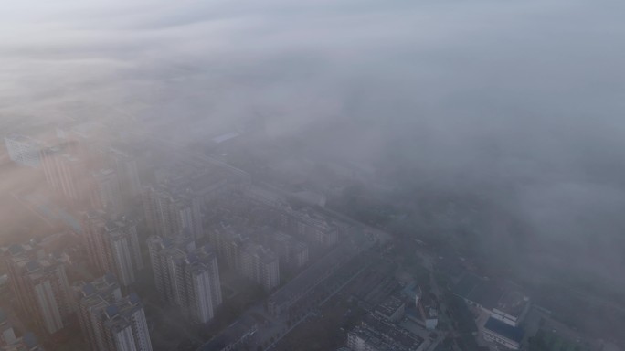 【5K】俯瞰茶城勐海，清晨的勐海县城云海