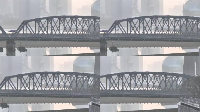 上海 陆家嘴日出 城市风光航拍