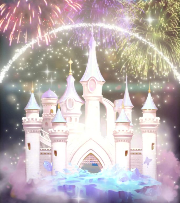 直播礼物特效_迪士尼城堡动画烟花