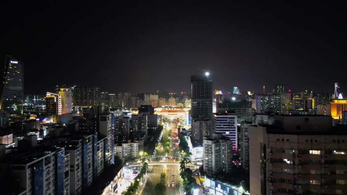 航拍珠海夜景珠海宣传片