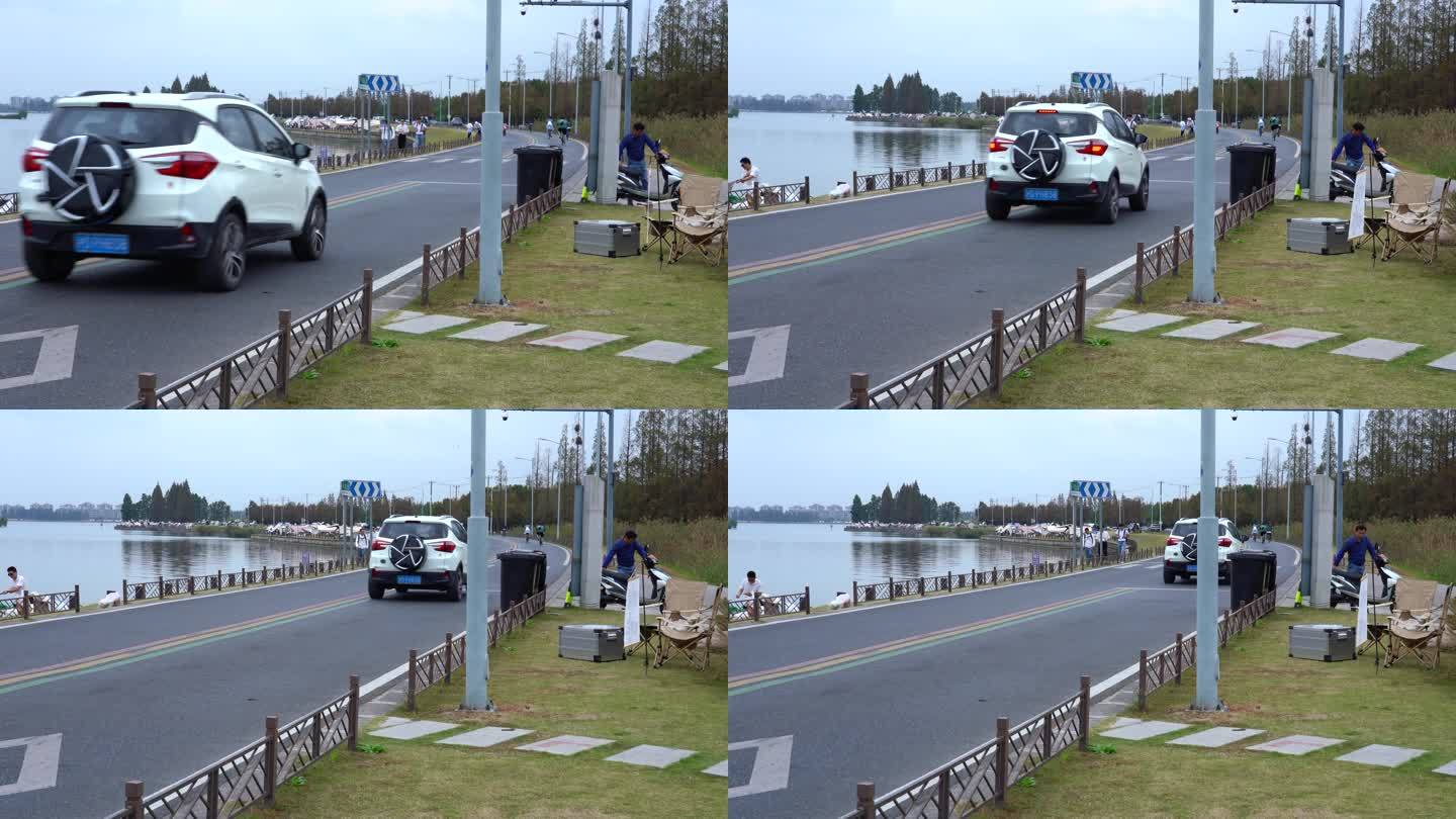 上海淀山湖大道风景