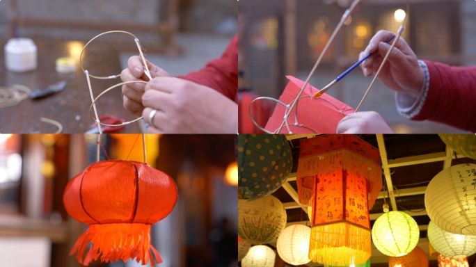 手工制作灯笼｜传统节日喜庆热闹｜春节元宵