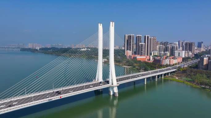 4K航拍广东惠州合生大桥3