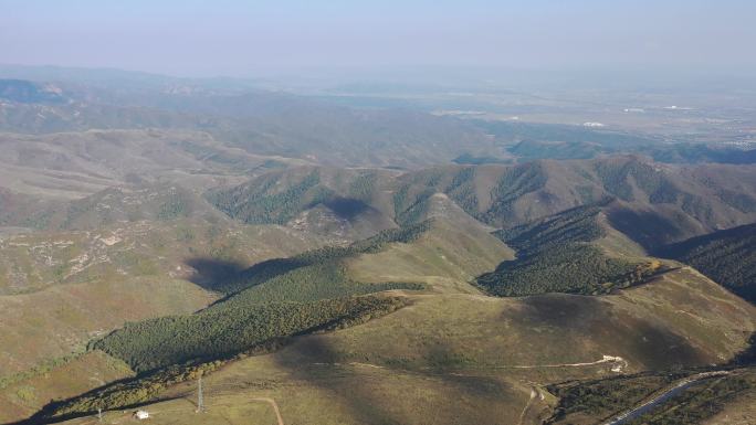 呼和浩特大青山 哈拉沁水库 大青山