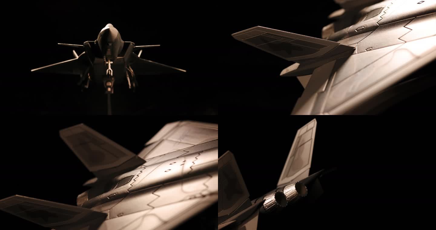 【4K】歼20模型飞机展示