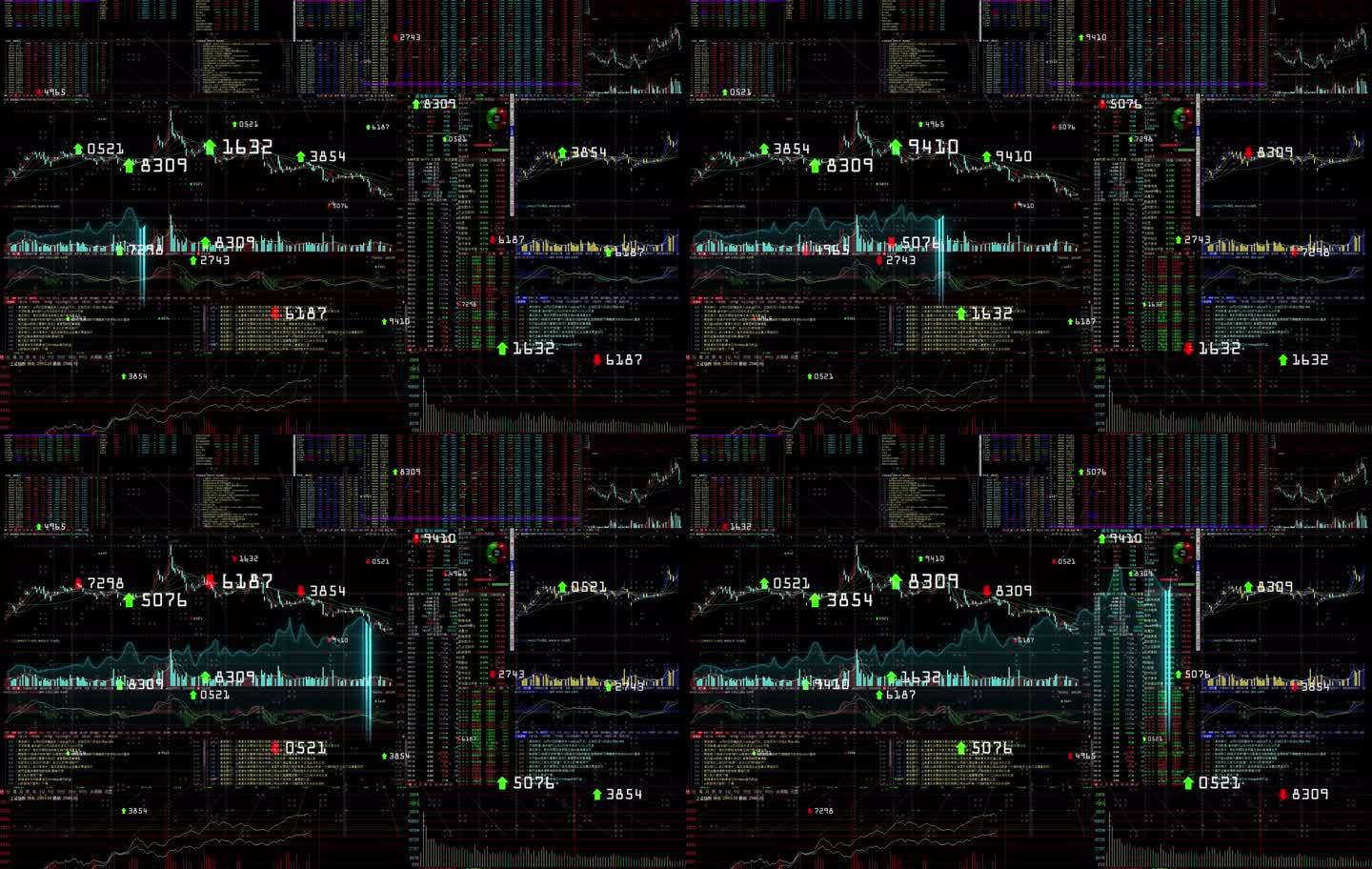 股市股票数据交易动态视频