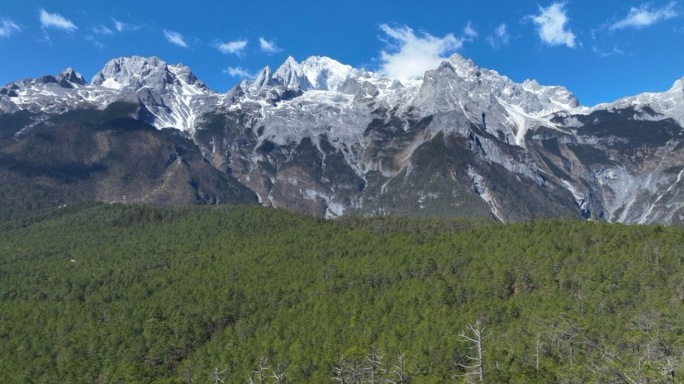 4K玉龙雪山航拍合集