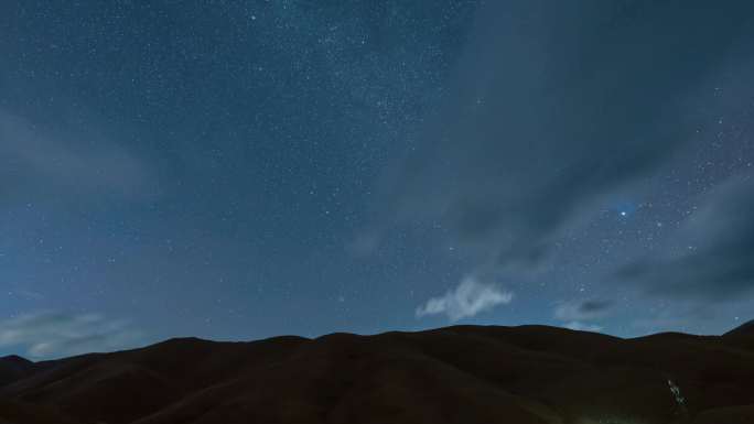 8K-宇宙星空银河，星空流星延时