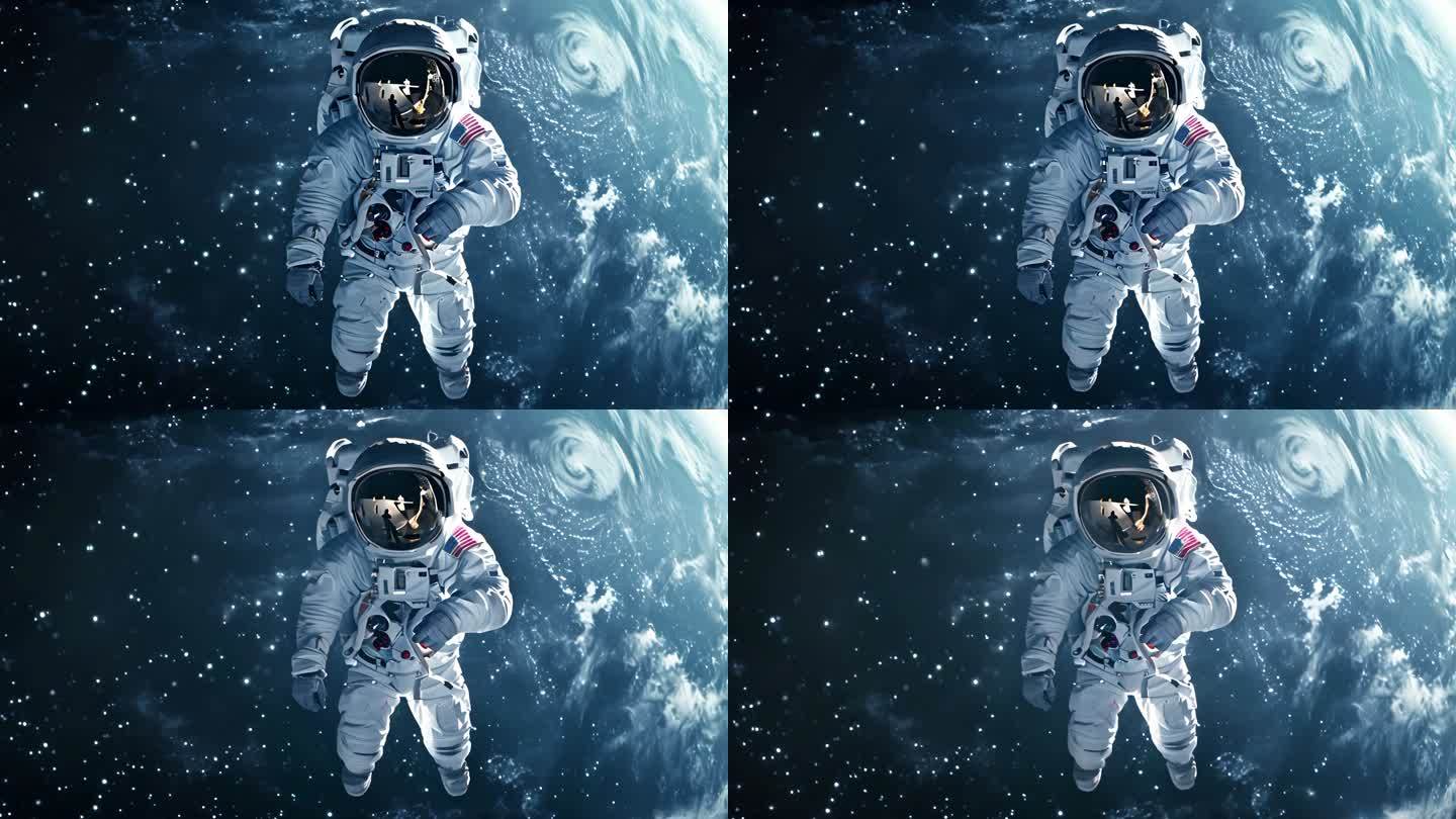 太空中的宇航员
