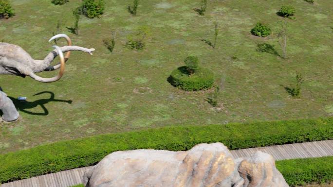 猛犸象模型扎赉诺尔呼伦贝尔满洲里猛犸景区
