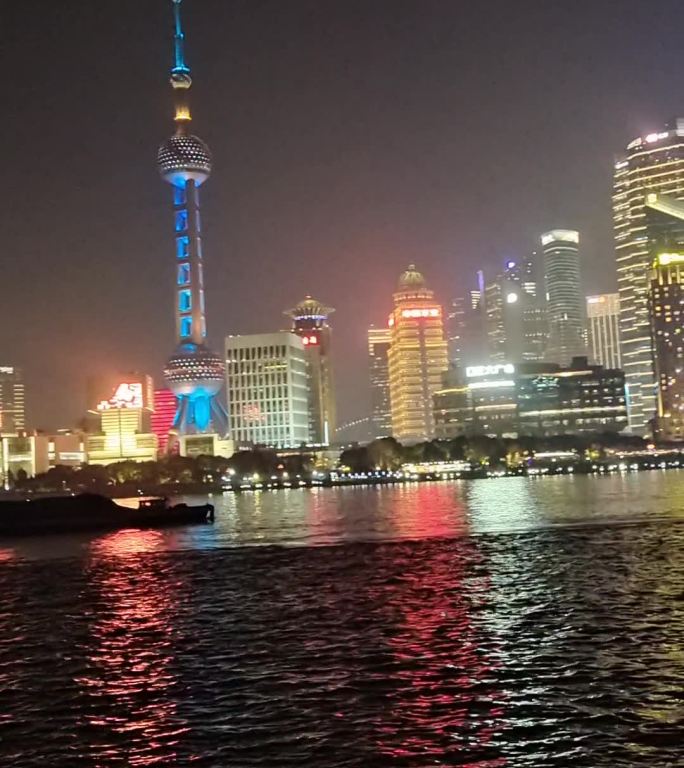 上海外滩城市风光夜景
